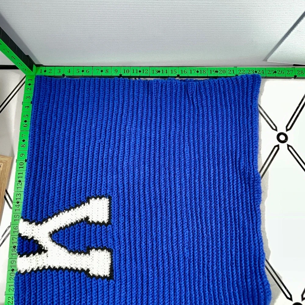 Kentucky Wildcats UK Logo Handmade Crochet Royal Blue Lap Baby Blanket‎ 36x22